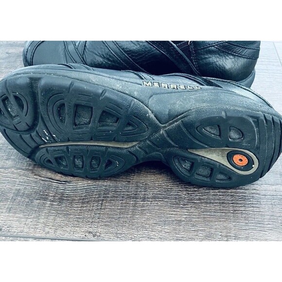 Merrell Primo Patch Loafers Clogs Shoes Womens Size 8 US 38.5 EU Black Leather - Picture 14 of 15